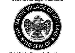 The seal of the Native Village of Dot Lake.